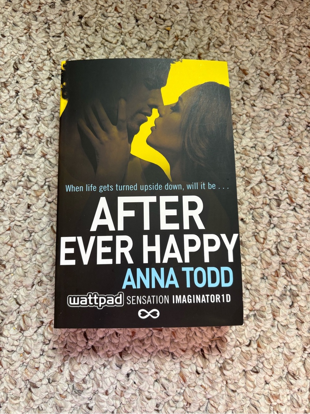 After Ever Happy by Anna Todd - Black & Yellow Paperback